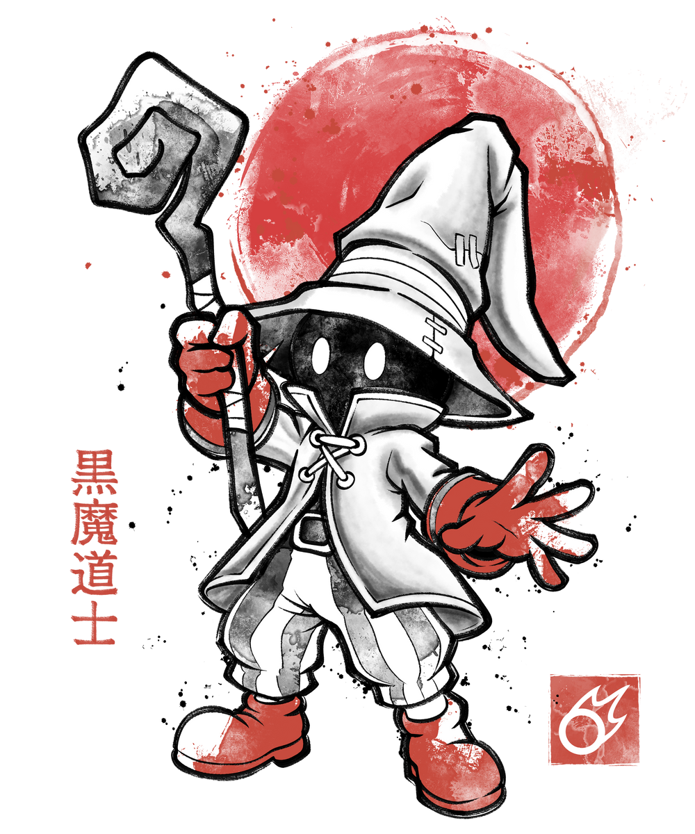 Black Mage Sumi-E