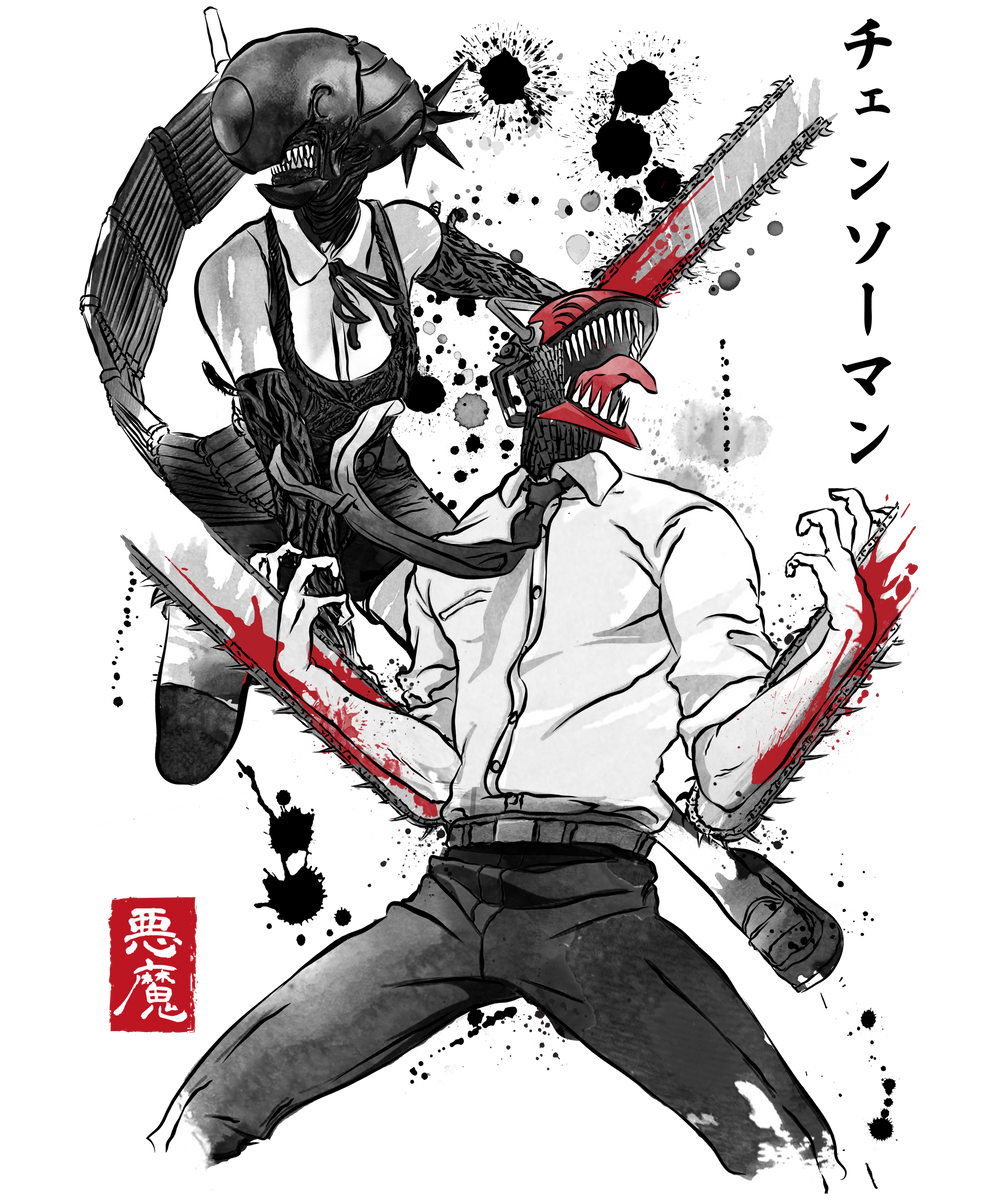 Chainsaw man and the bomb girl