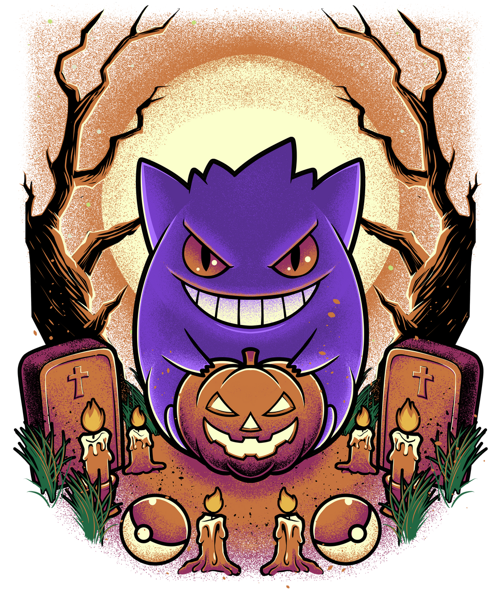 Halloween Purple Ghost