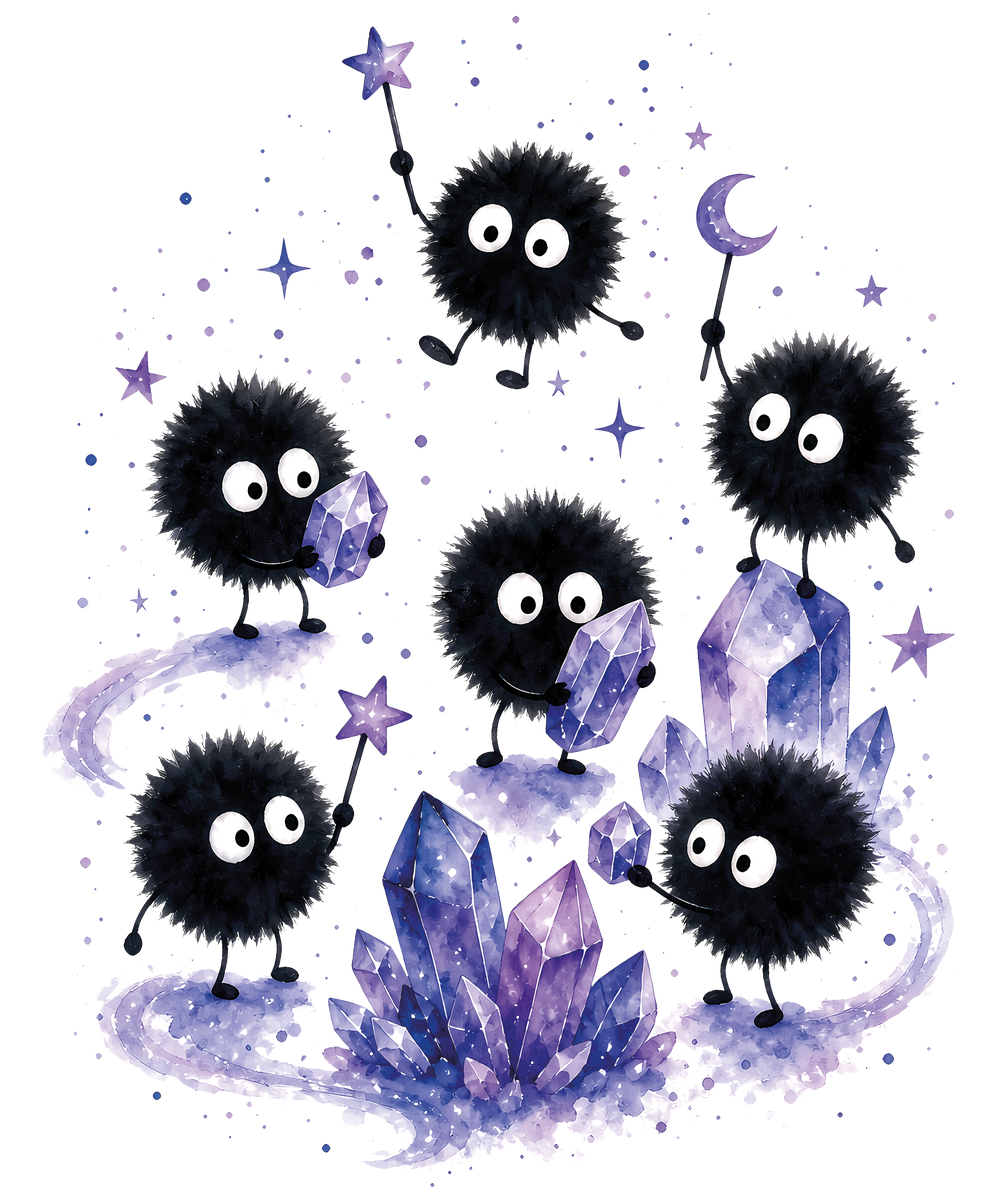 Susuwatari Russmaennchen Russbolde erforschen Magie