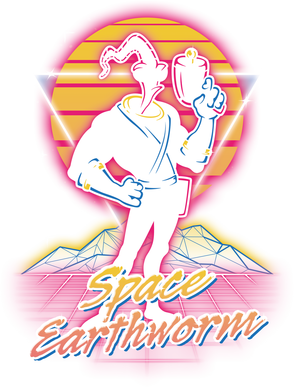 Retro Space Earthworm