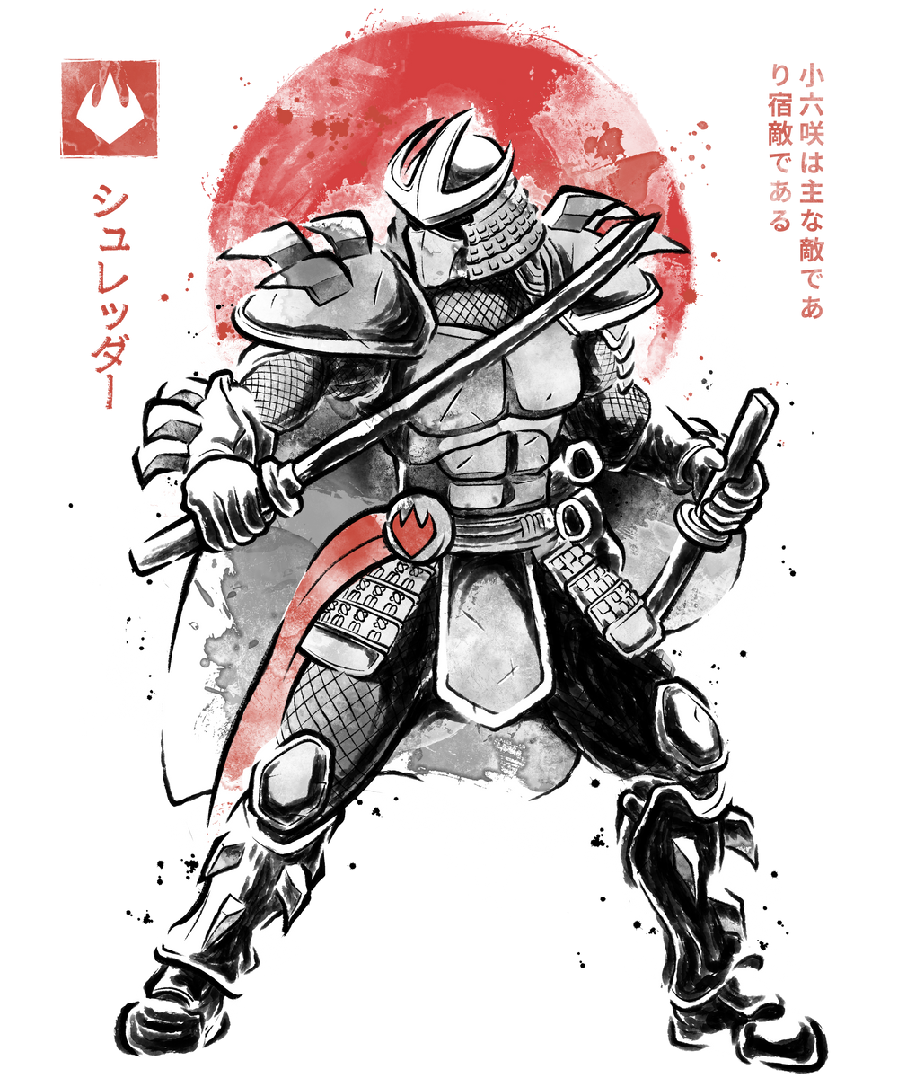 Shredder Sumi-e