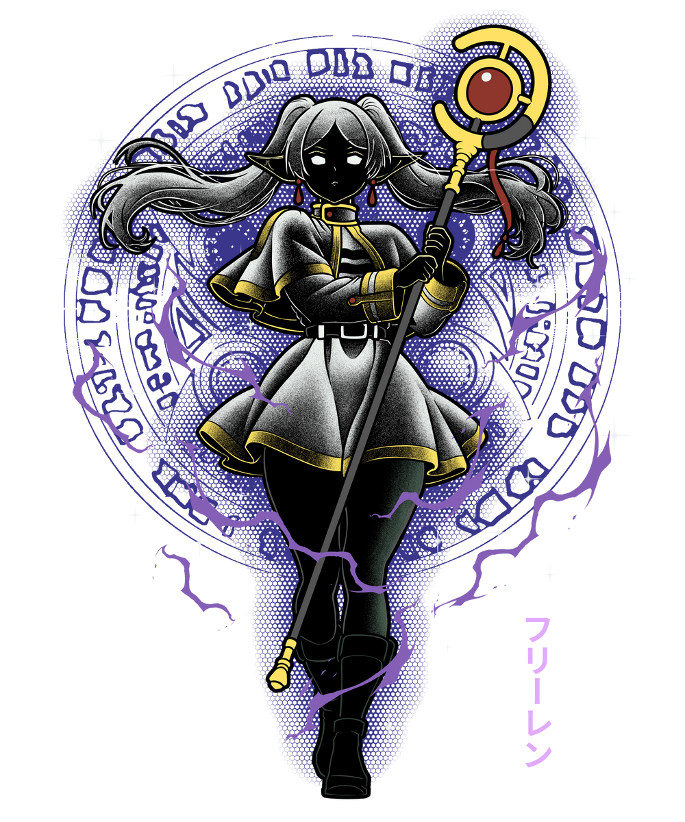 The Eternal Mage Shadow Line-Art