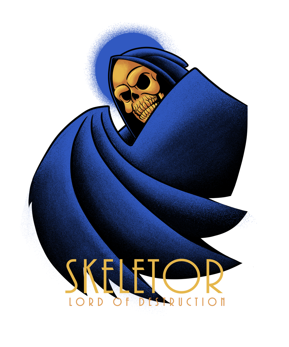 Der Totenkopfgesicht-Zauberer
