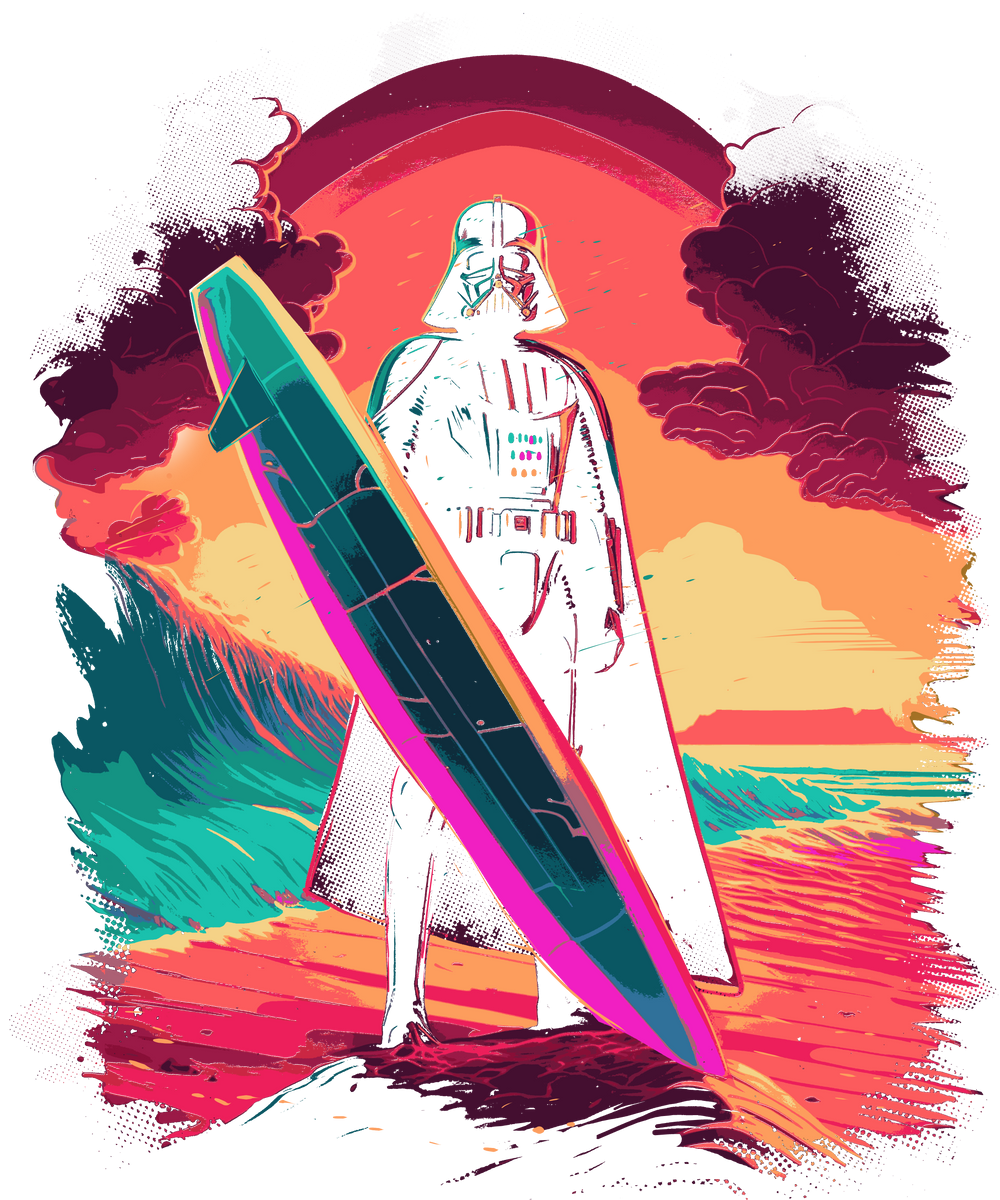 Dark side of the beach