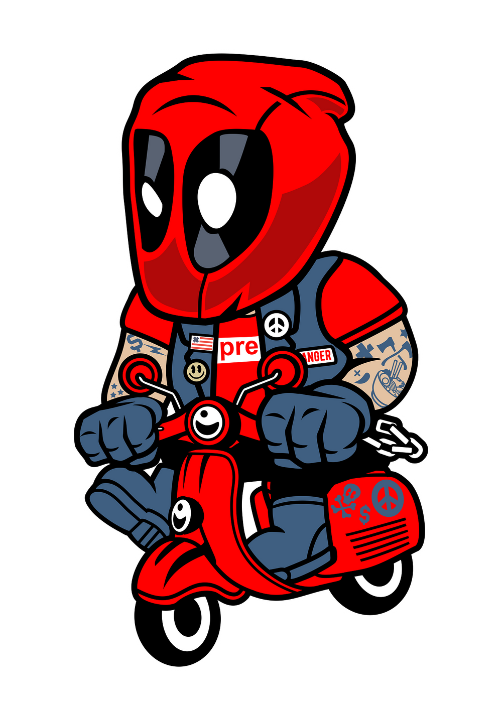 Deadpool motorcycle