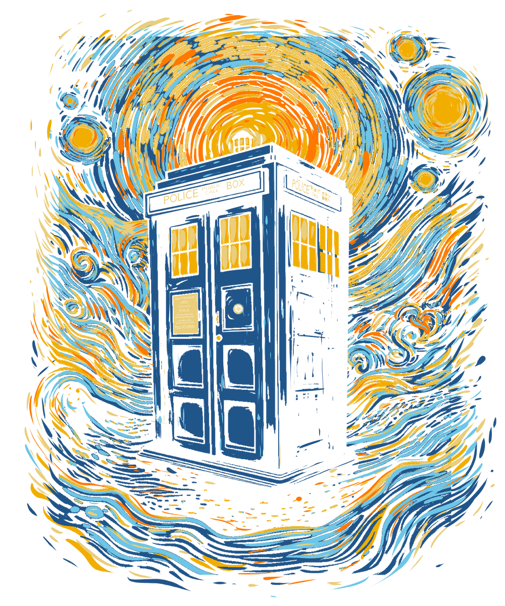 Satrry blue box