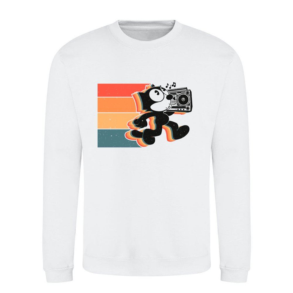 Retro Groove Cat