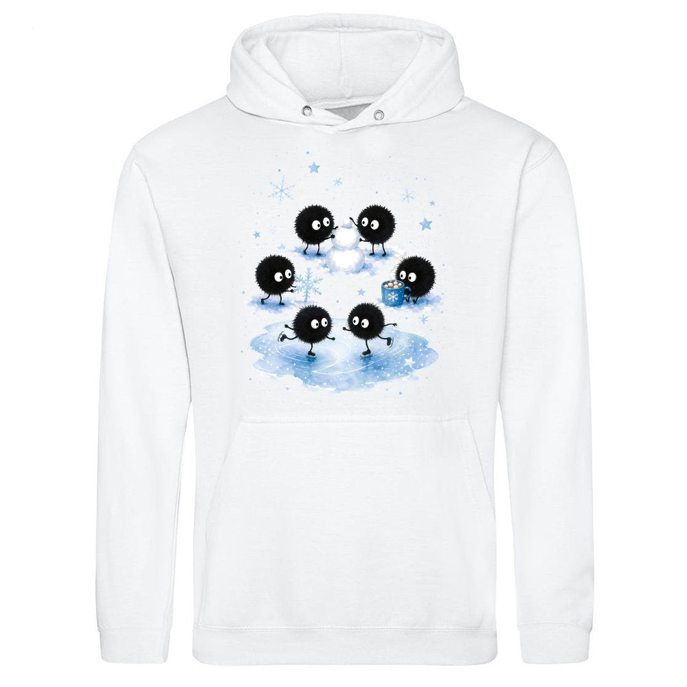 Susuwatari soot sprites in winter