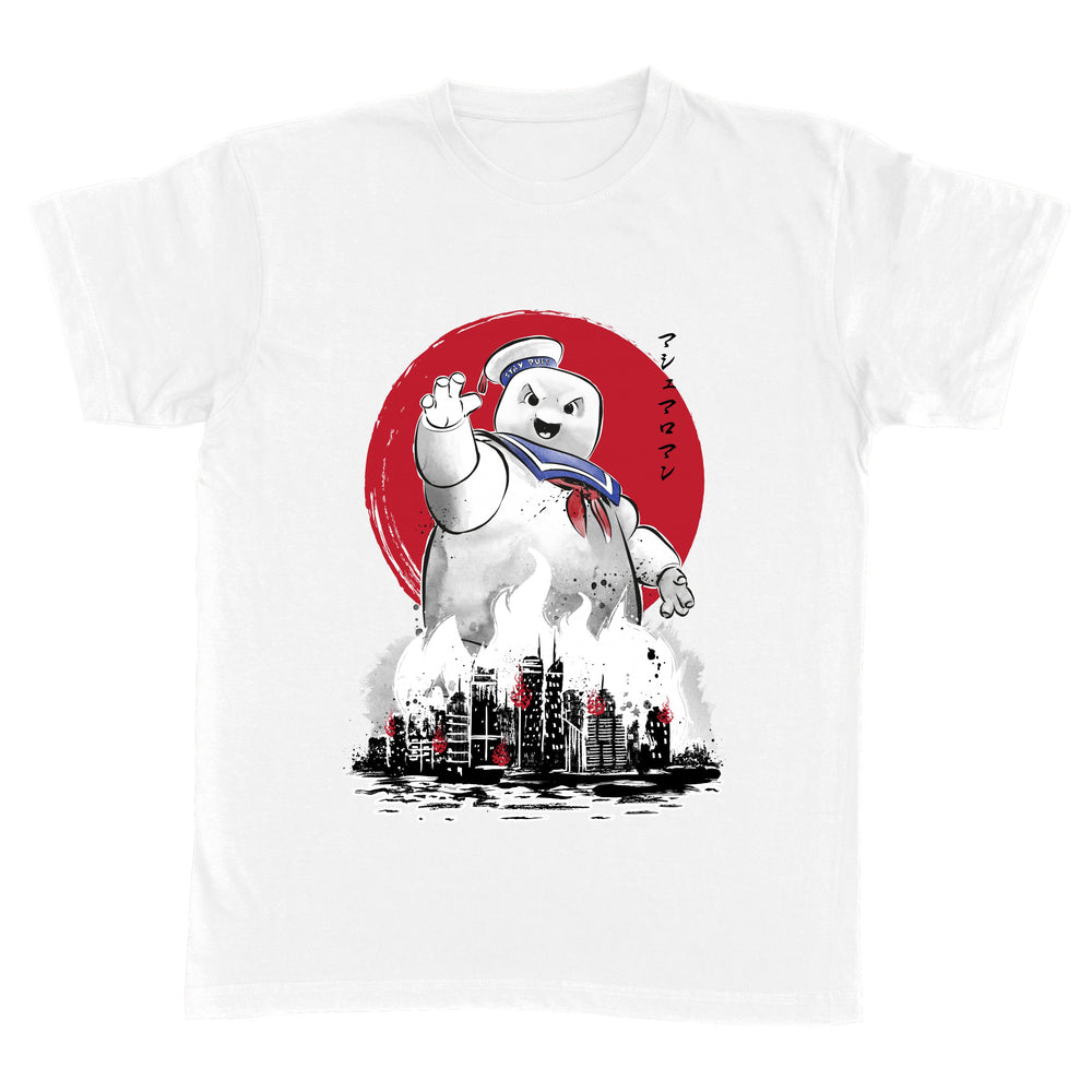 Marshmallow man sumi-e