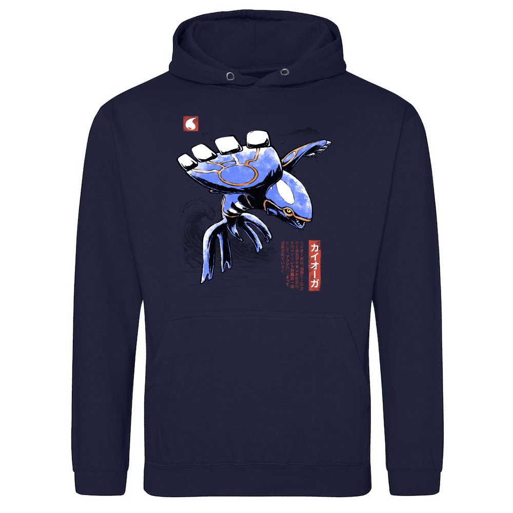 Tidal King Kyogre Sumi-E