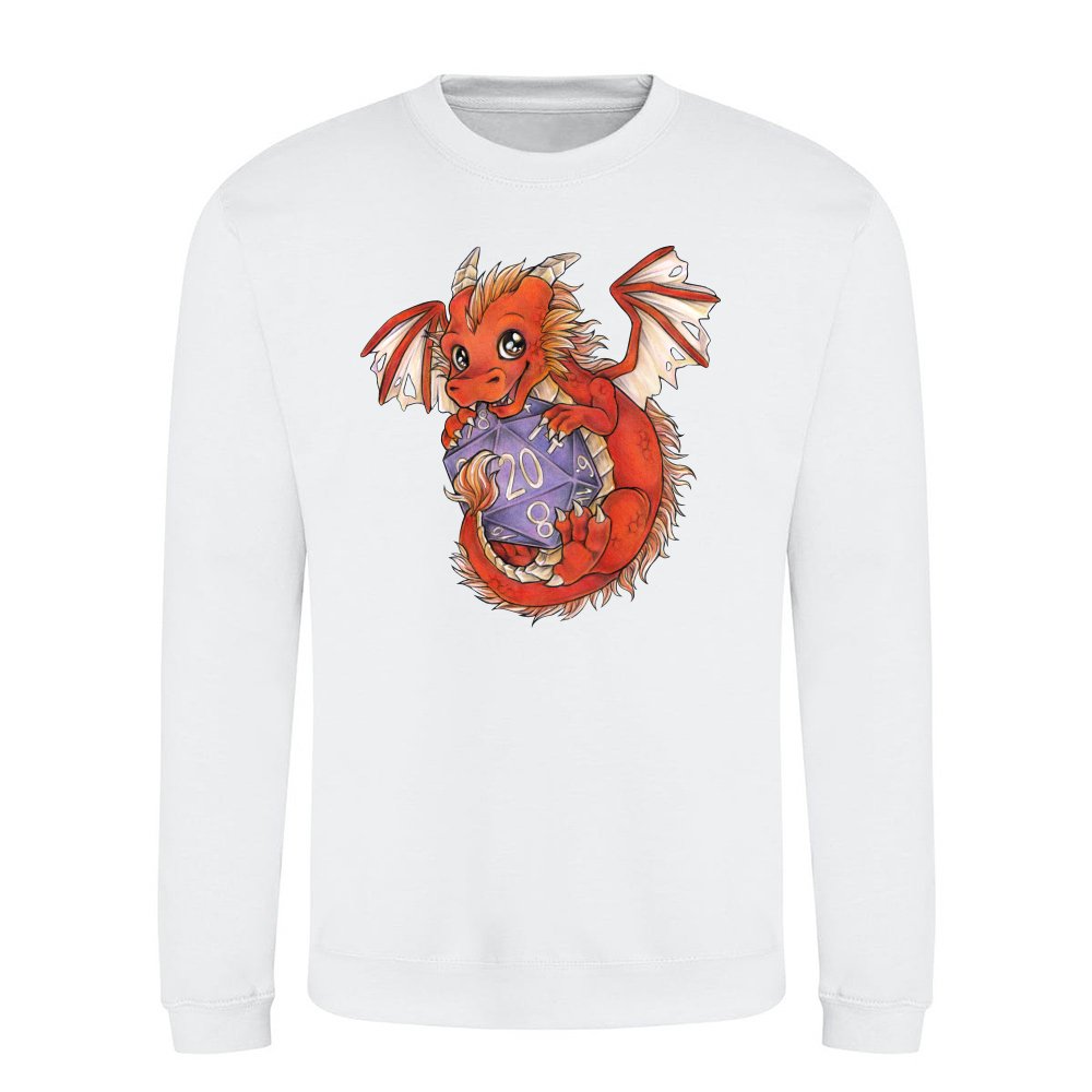 Dragon Dragon with D20 Dice Dice Rollplay game