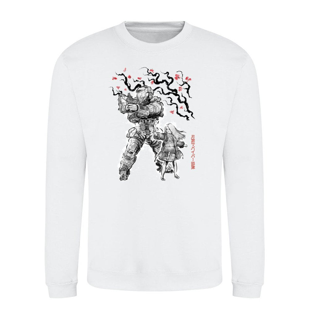 Lunar Survival Sumi-E