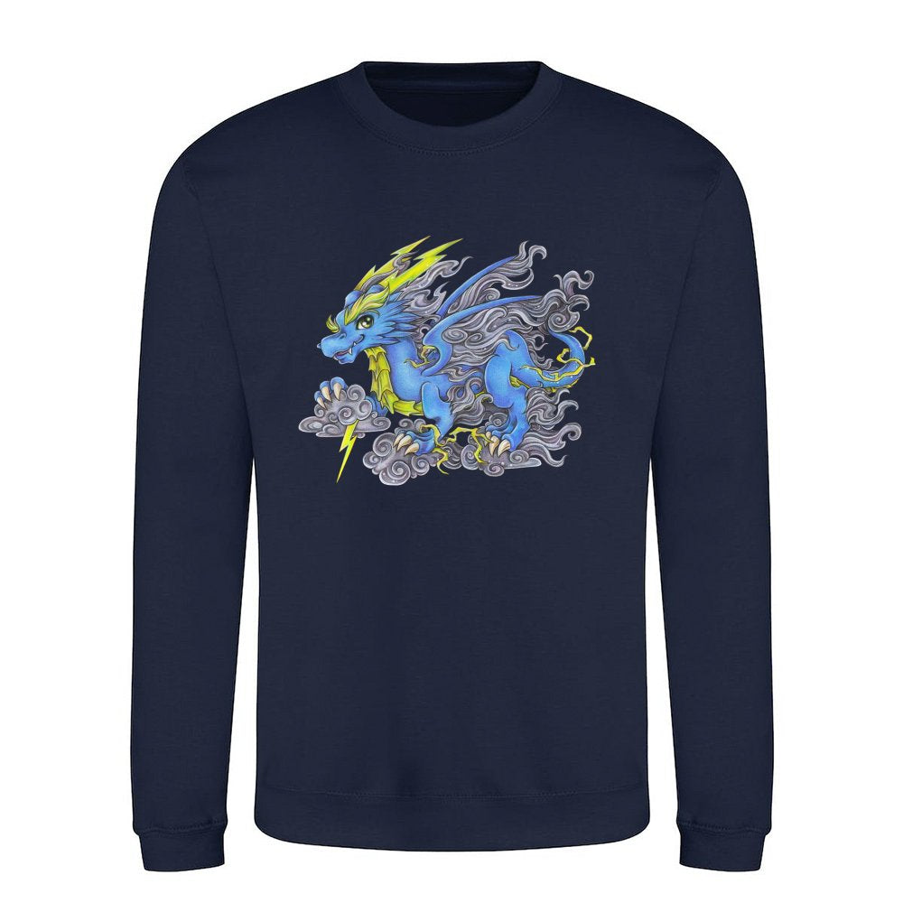 Drachen Fantasy Mythologie Blitz Gewitter