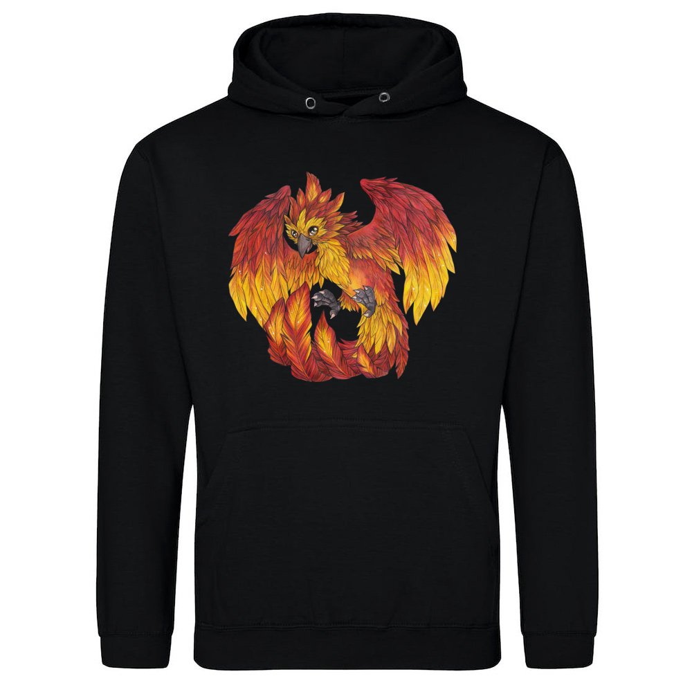 Cute cartoon phoenix - fantasy lover fire