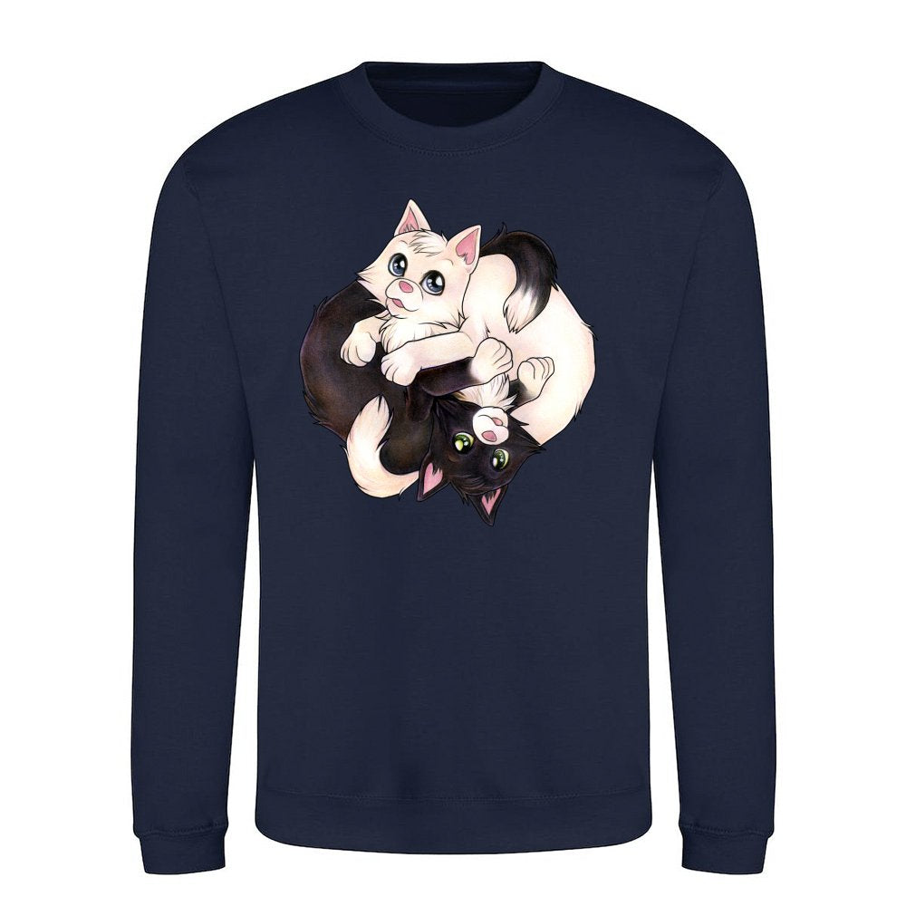 Niedliche Yin Yang Katze Tolles Geschenk Katzenfans Katzenlady