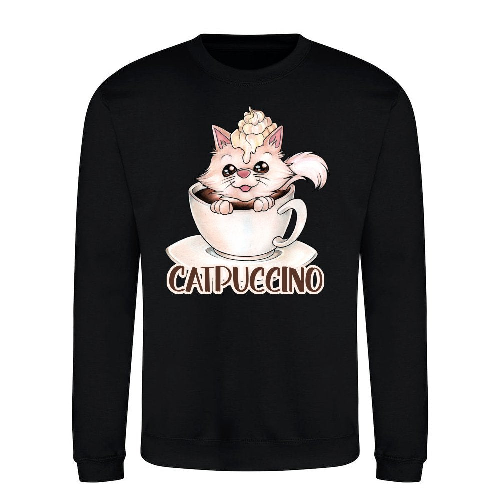 Catpuccino for cats and coffee lovers pun