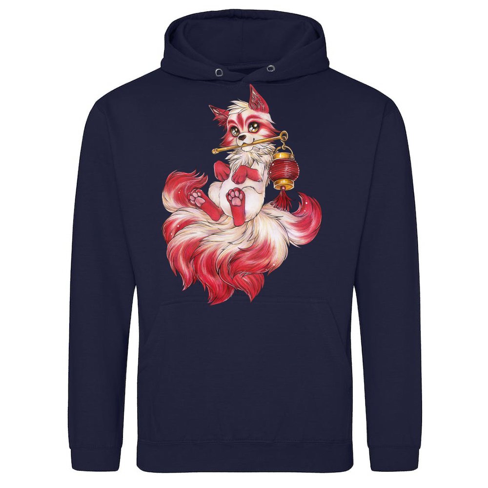 Kitsune with Lantern Japanese Fox Spirit