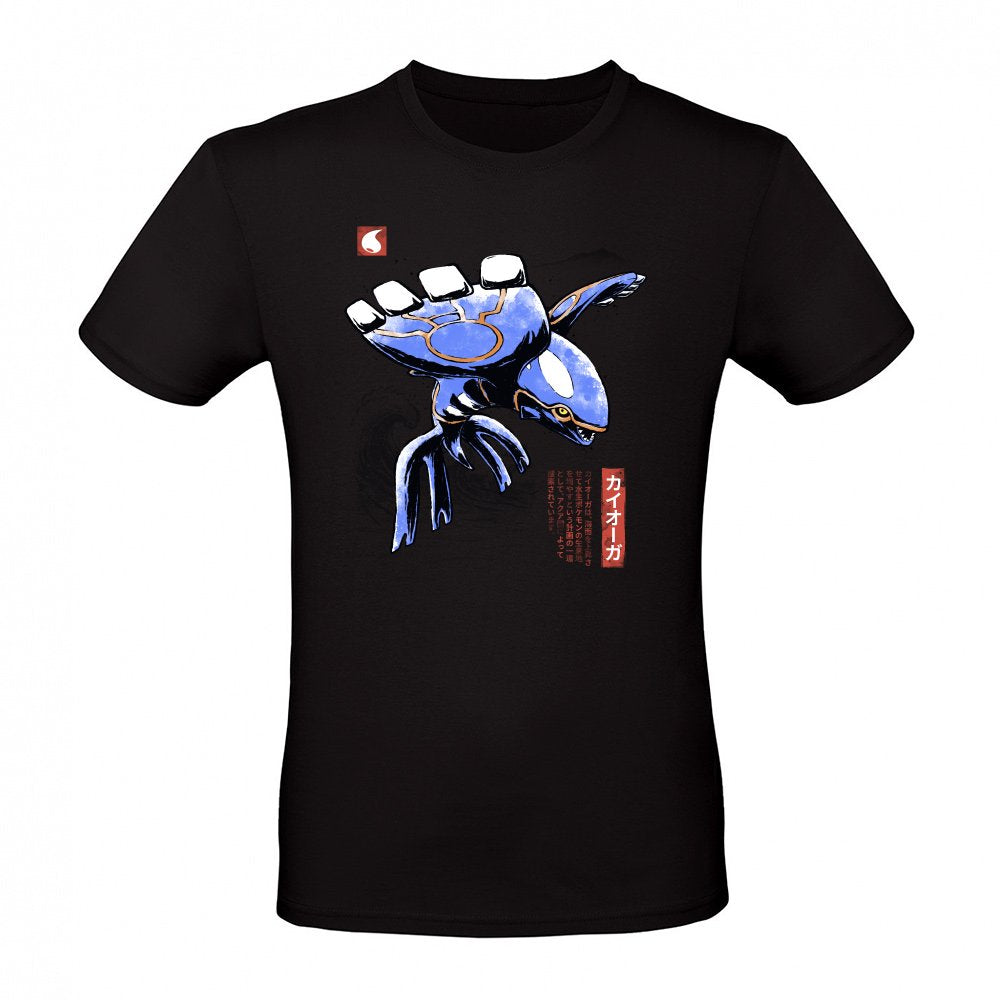 Tidal King Kyogre Sumi-E
