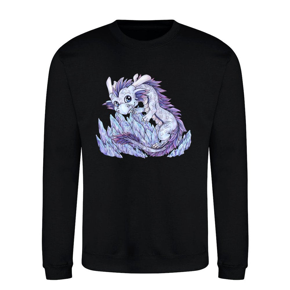 Dragon fantasy mythology ice snow crystal
