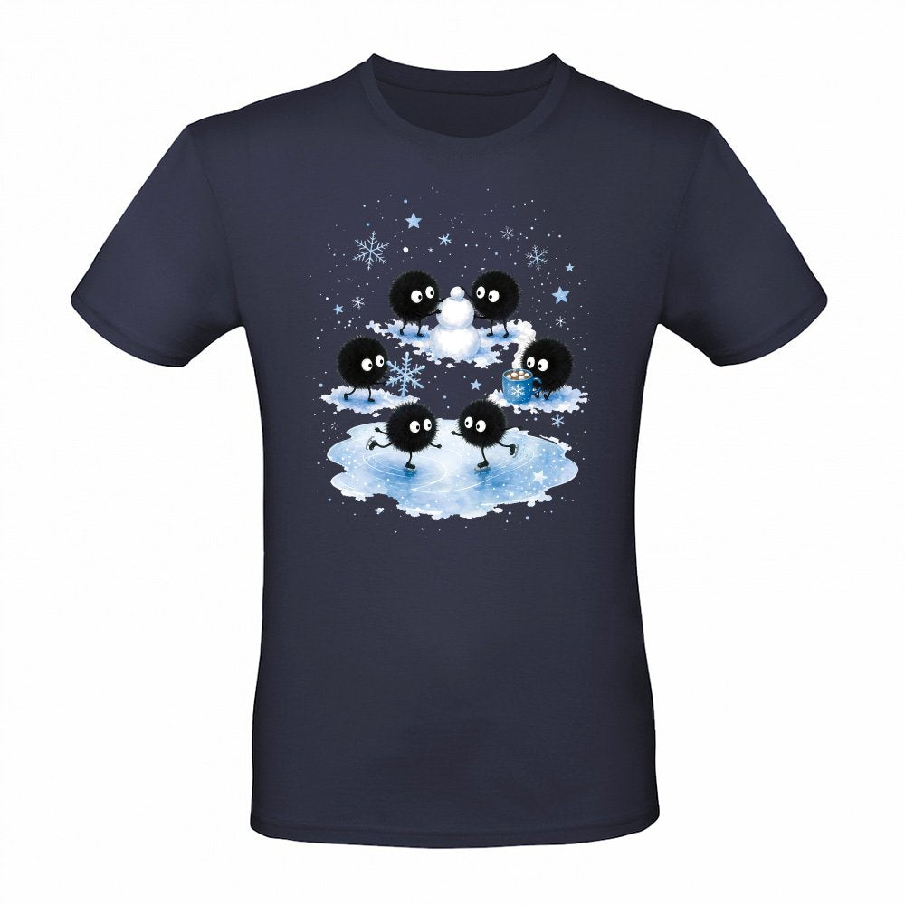 Susuwatari soot sprites in winter