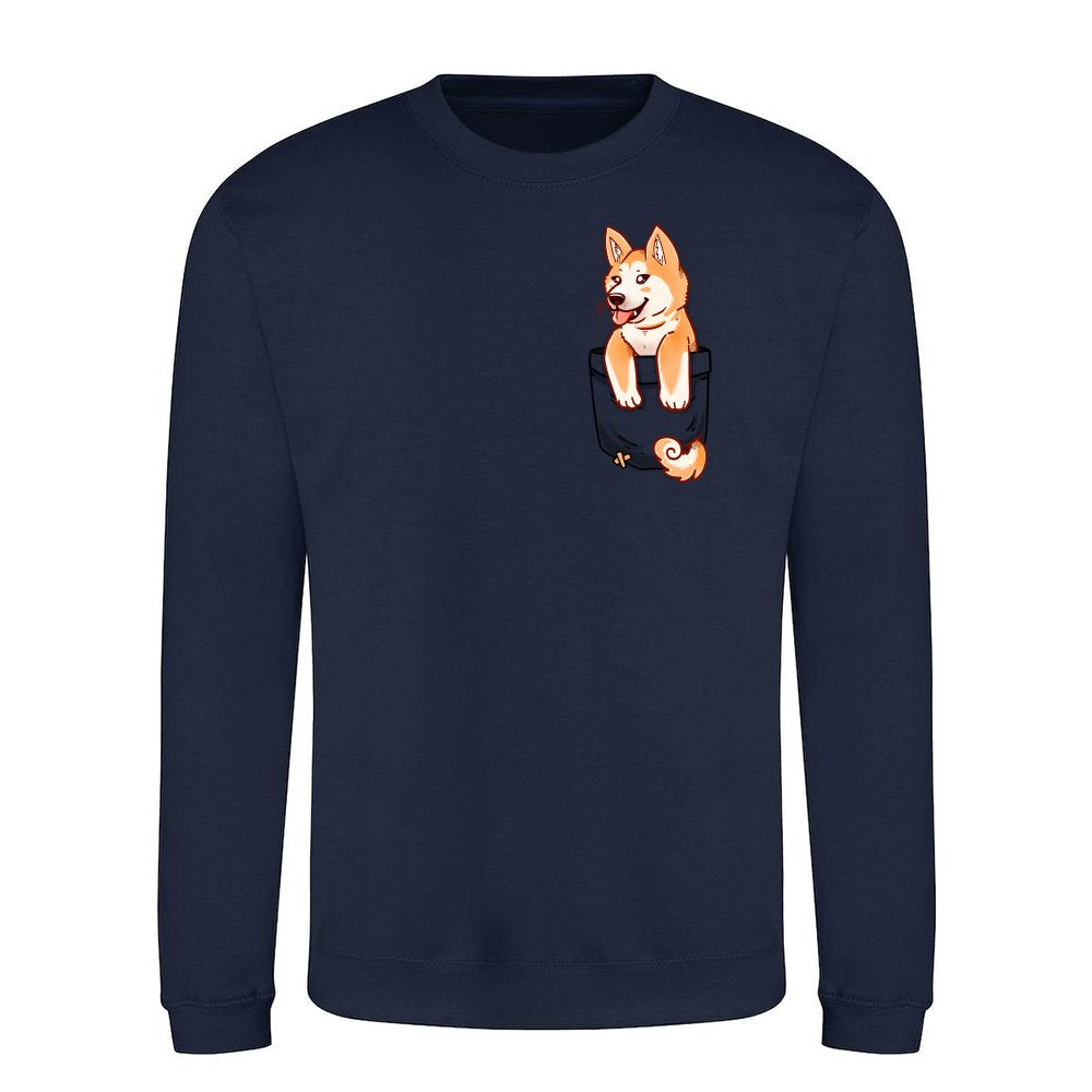 Pocket Cute Akita Dog
