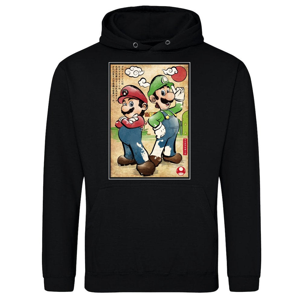 Super Plumber Bros woodblock
