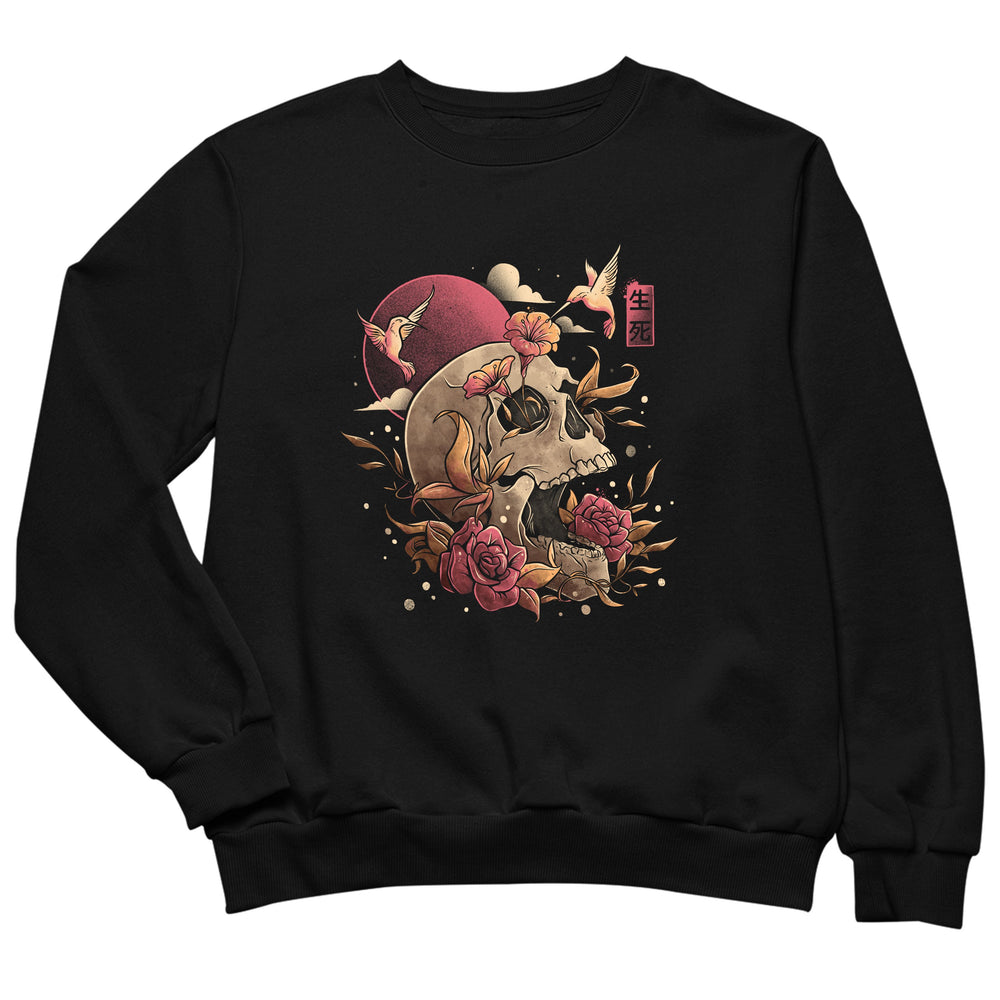 Life and Death Skull Flowers Gift