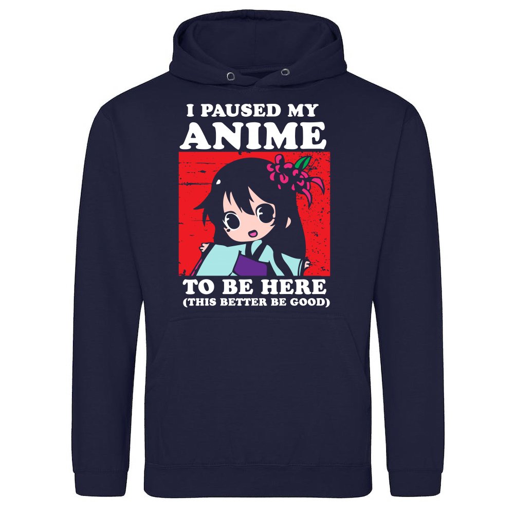 I paused my anime