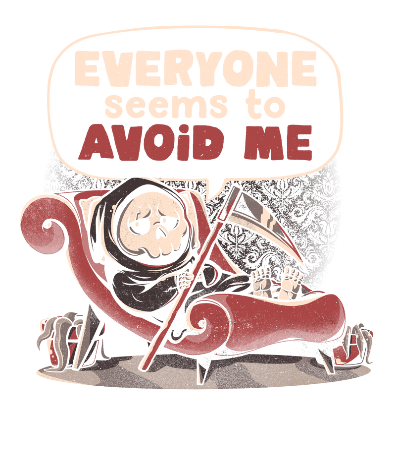 Death Issues - Funny Halloween Skull Grim Reaper Gift