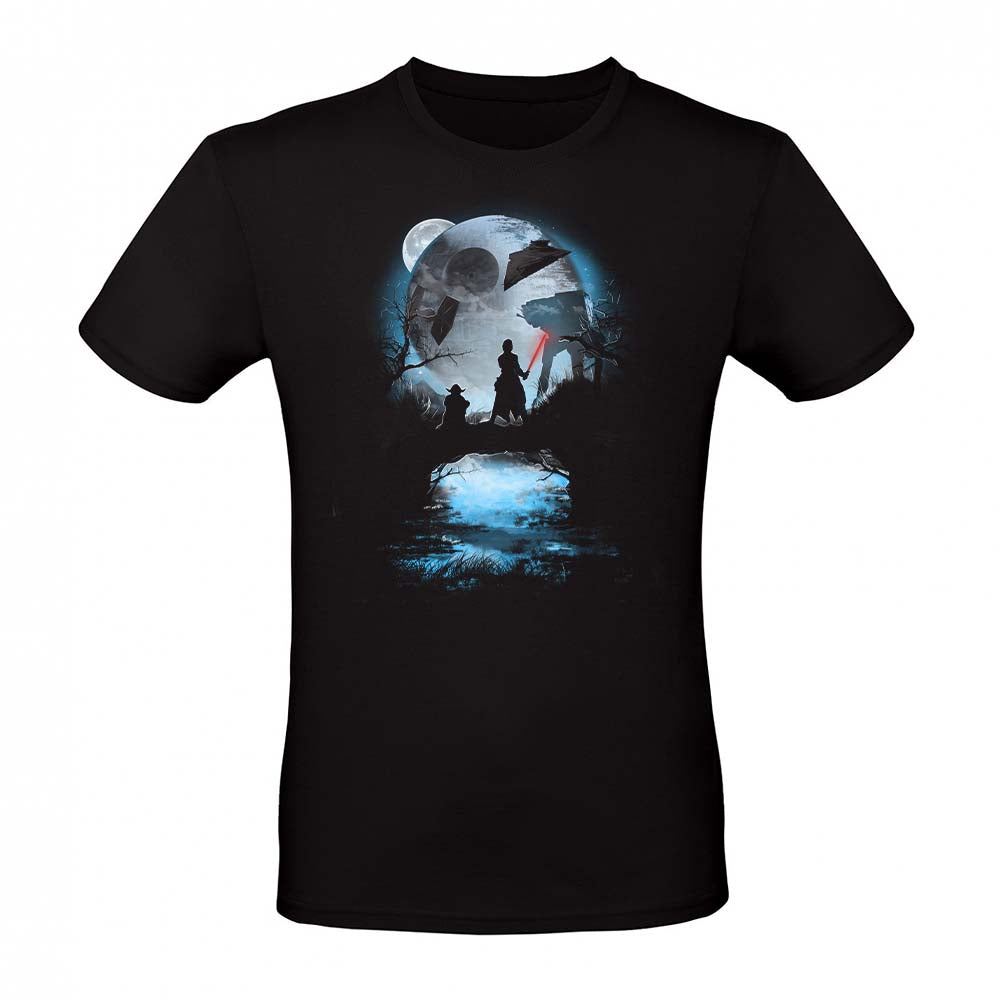 Death Star in Moonlight