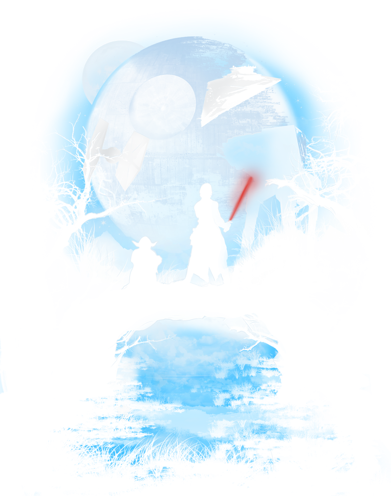 Death Star in Moonlight