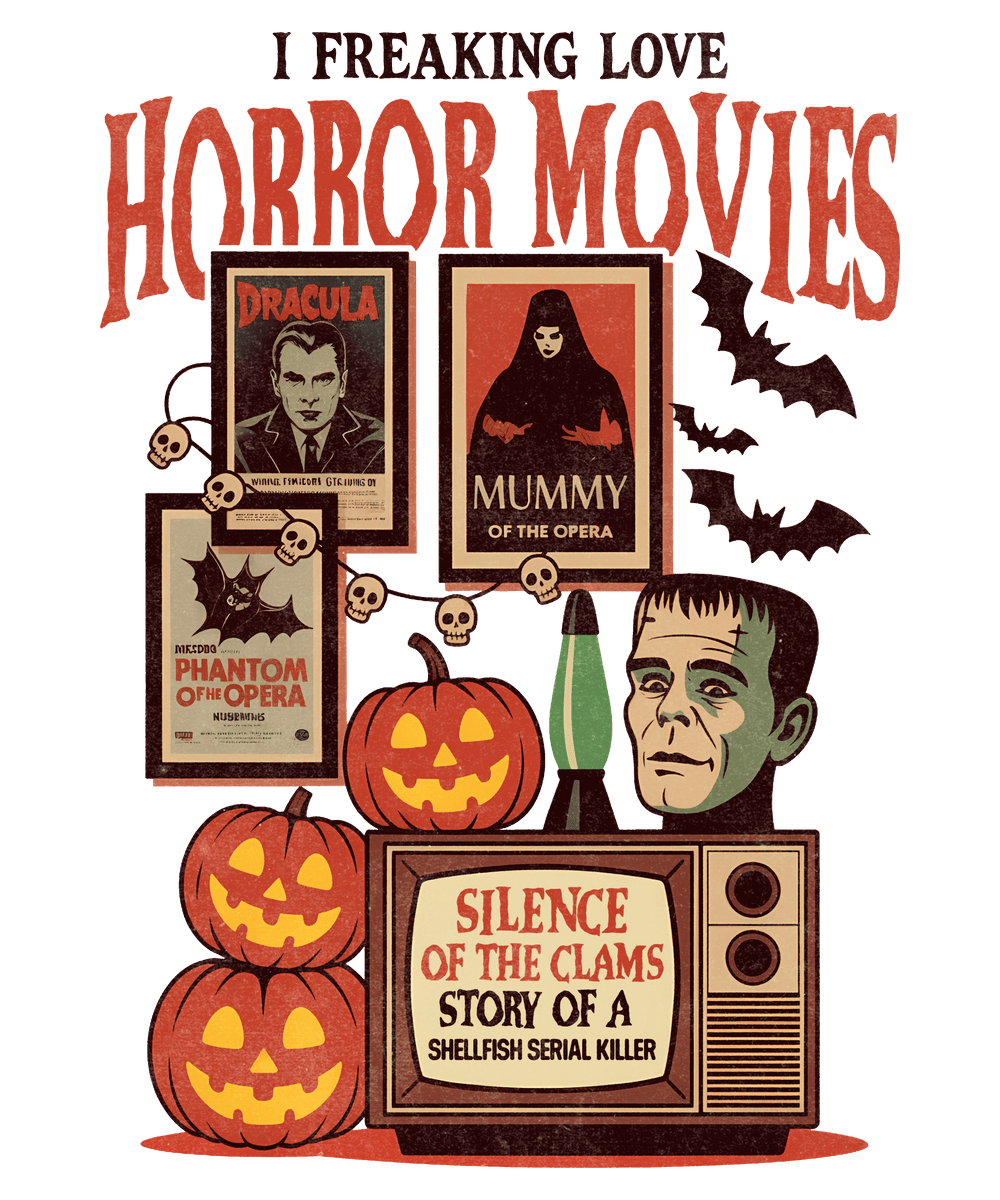 I Freaking Love Horror Movies Classic Monster