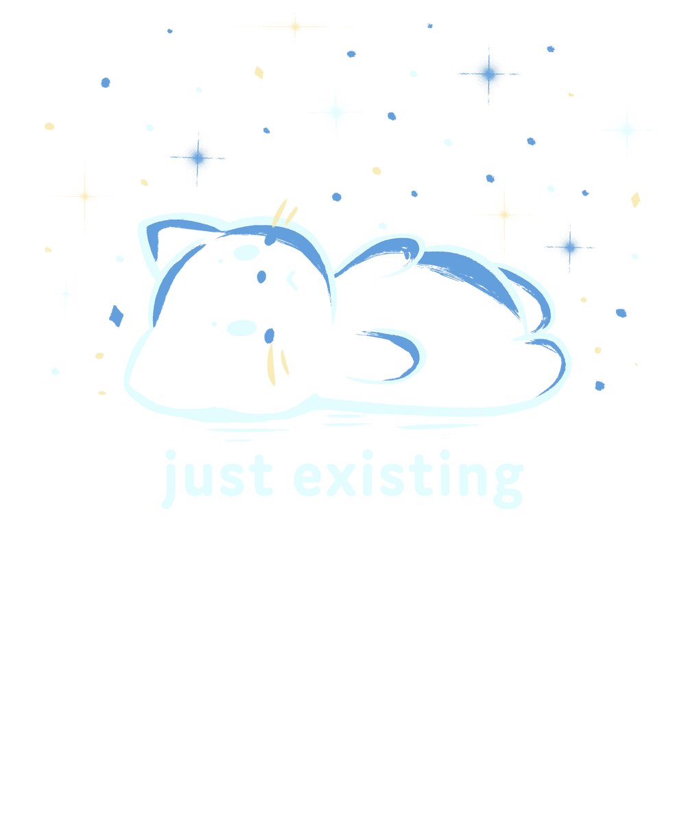 Einfach nur existierende Katze