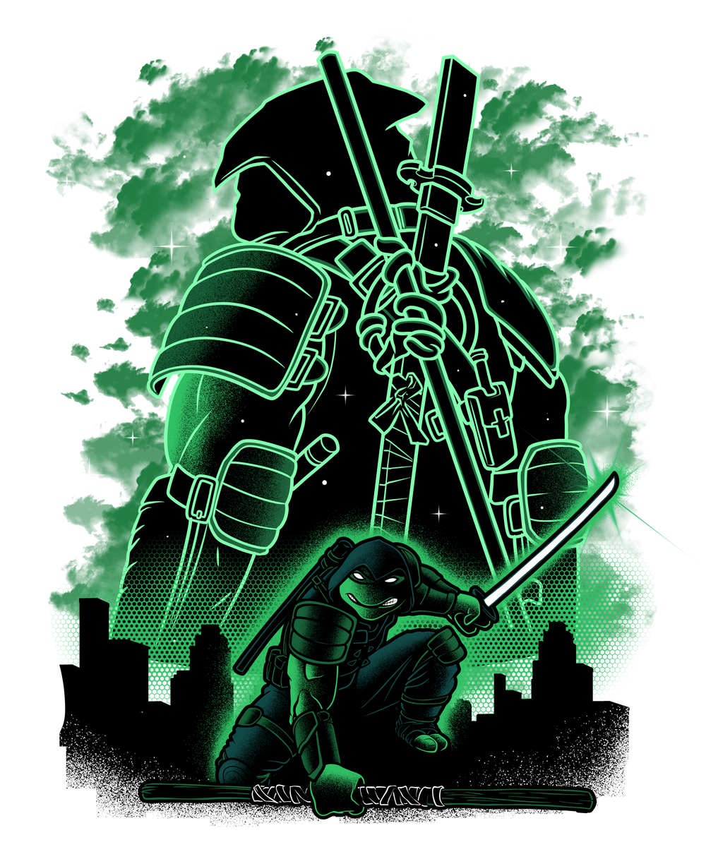 Last Ronin Shadow Line Art