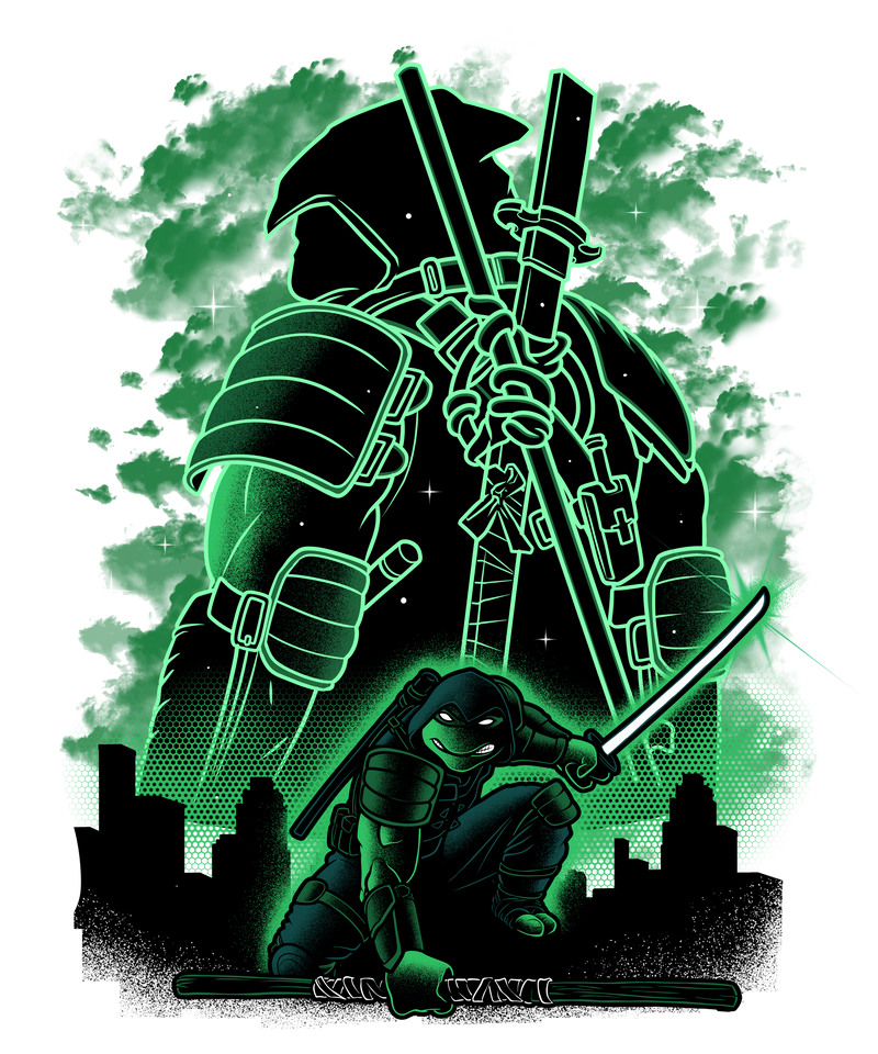 Last Ronin Shadow Line Art