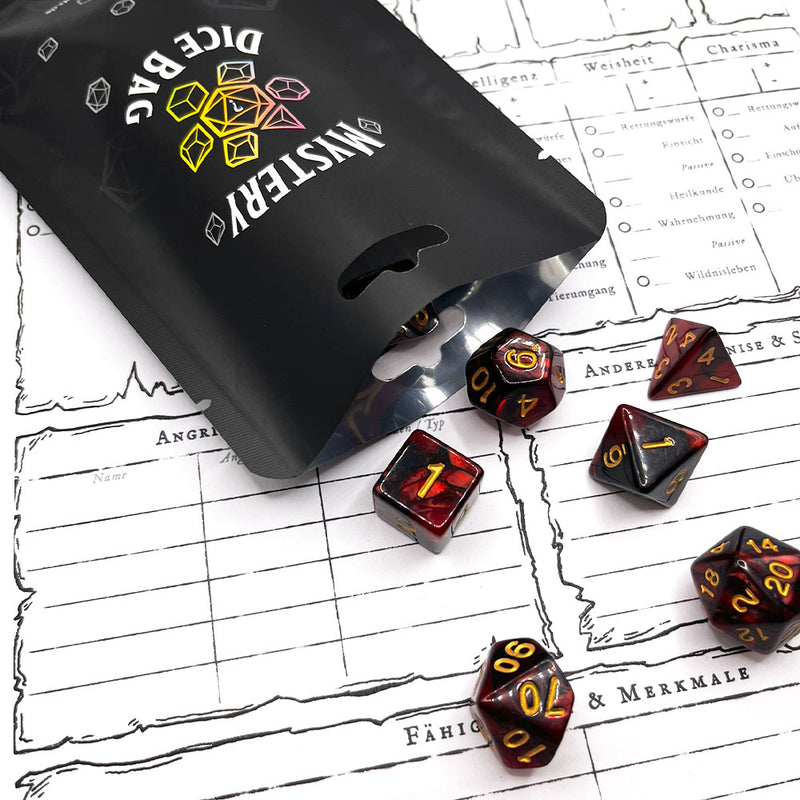 Mystery Dice Bag - Überraschungswürfel Set als T-Shirt