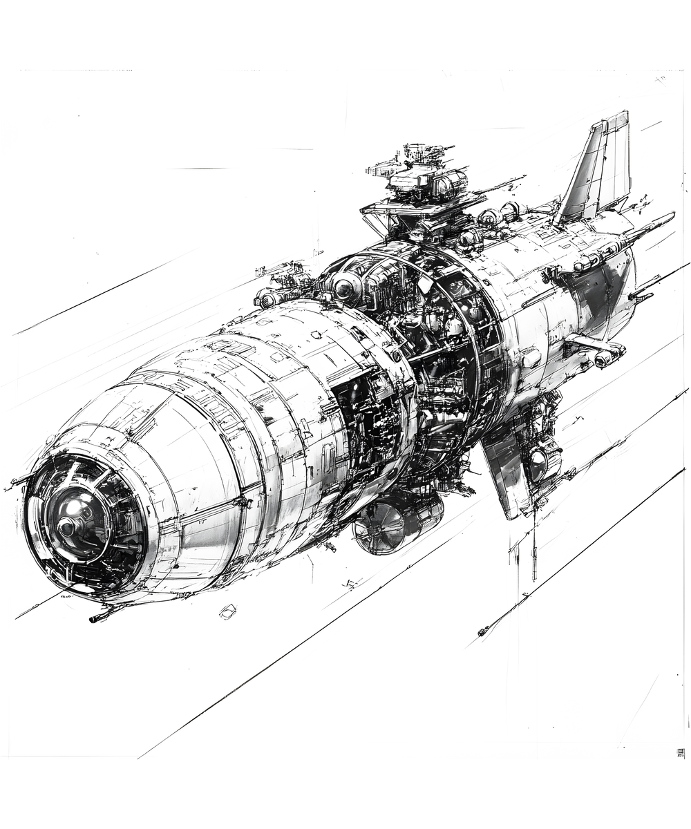 Spaceship Sketch