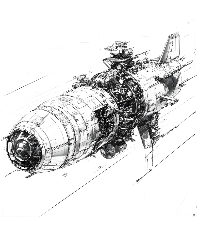 Spaceship Sketch