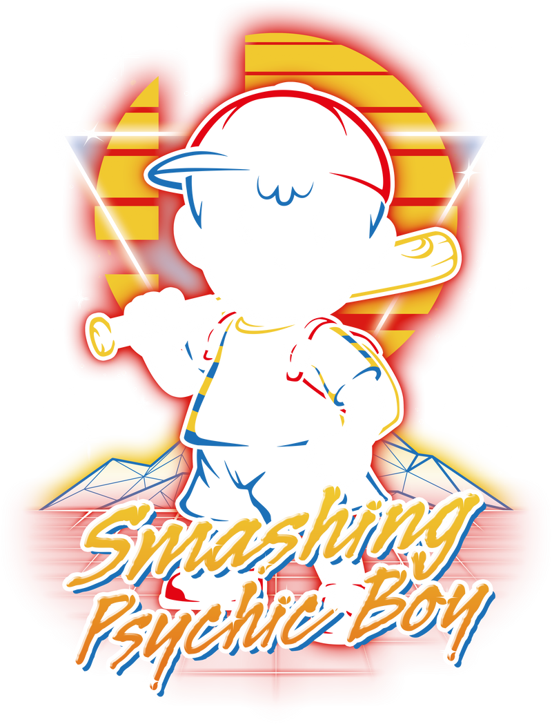 Retro Smashing Psychic Boy