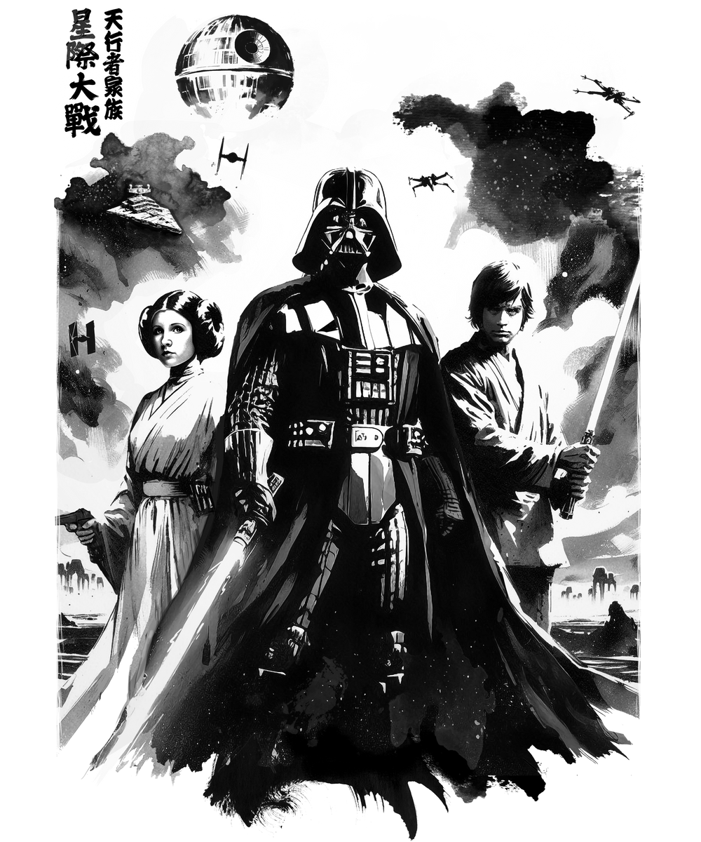 Skywalker sumi e
