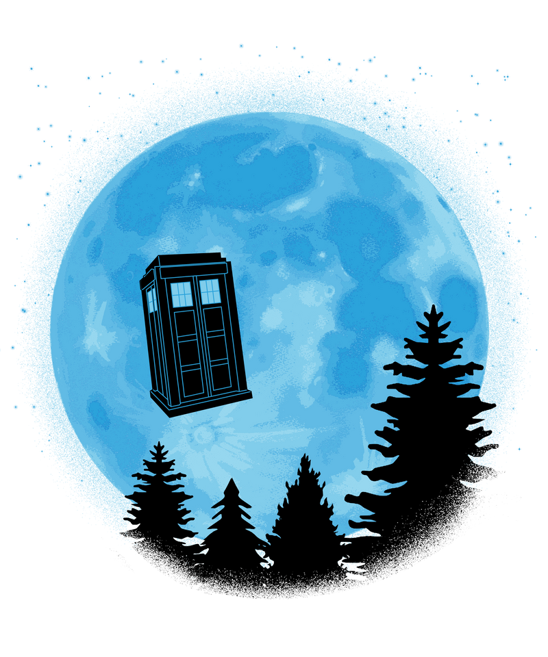 Tardis and Moon