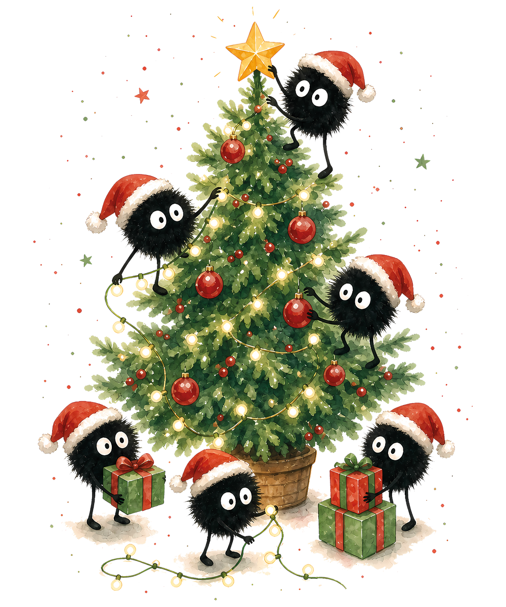 Susuwatari Russmaennchen Russbolde an Weihnachten