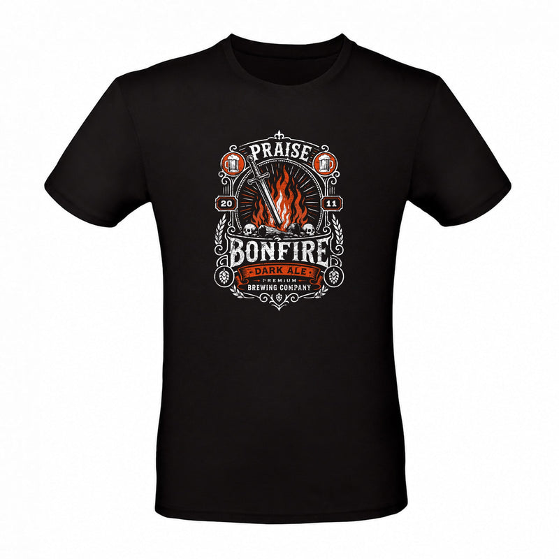 Praise The Bonfire – T-Shirt Schwarz