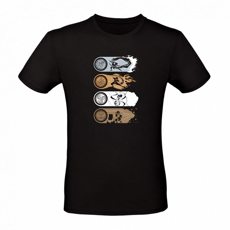 Master of Elements – T-Shirt Schwarz