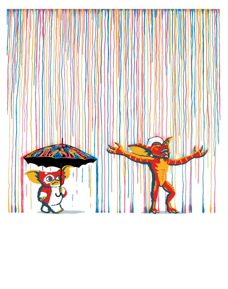 Bunter Regen