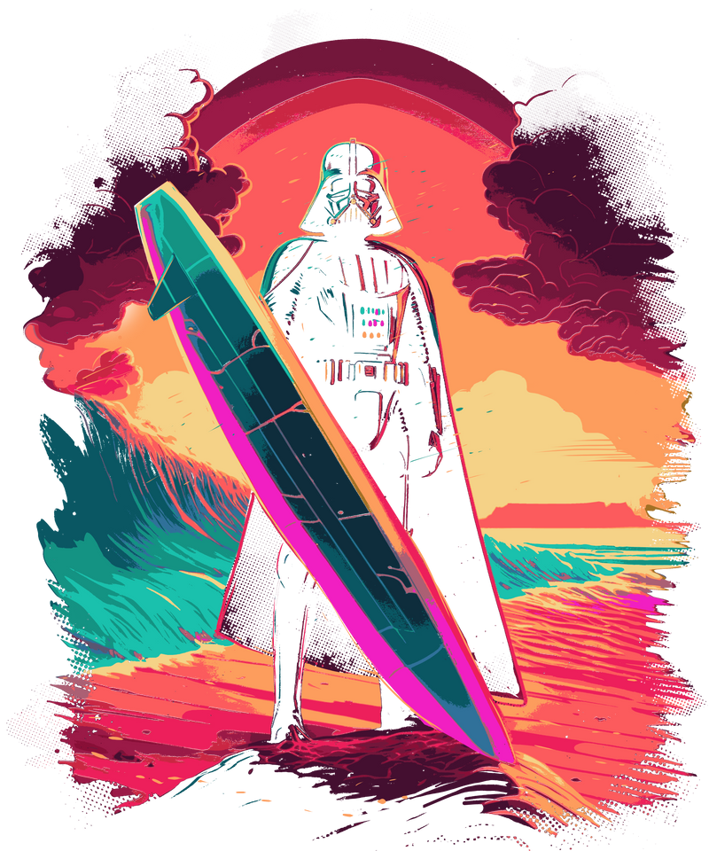 Dark side of the beach