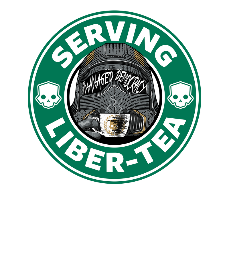 Serving Liber Tea Helldivers 2