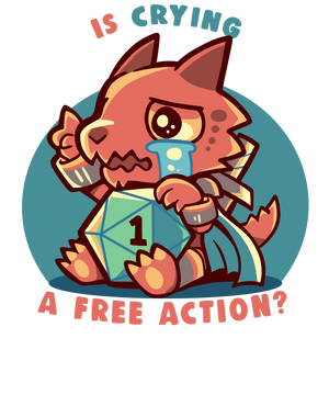 Crying is a Free Action