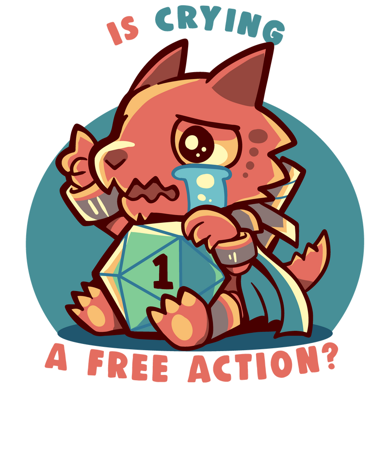 Crying is a Free Action